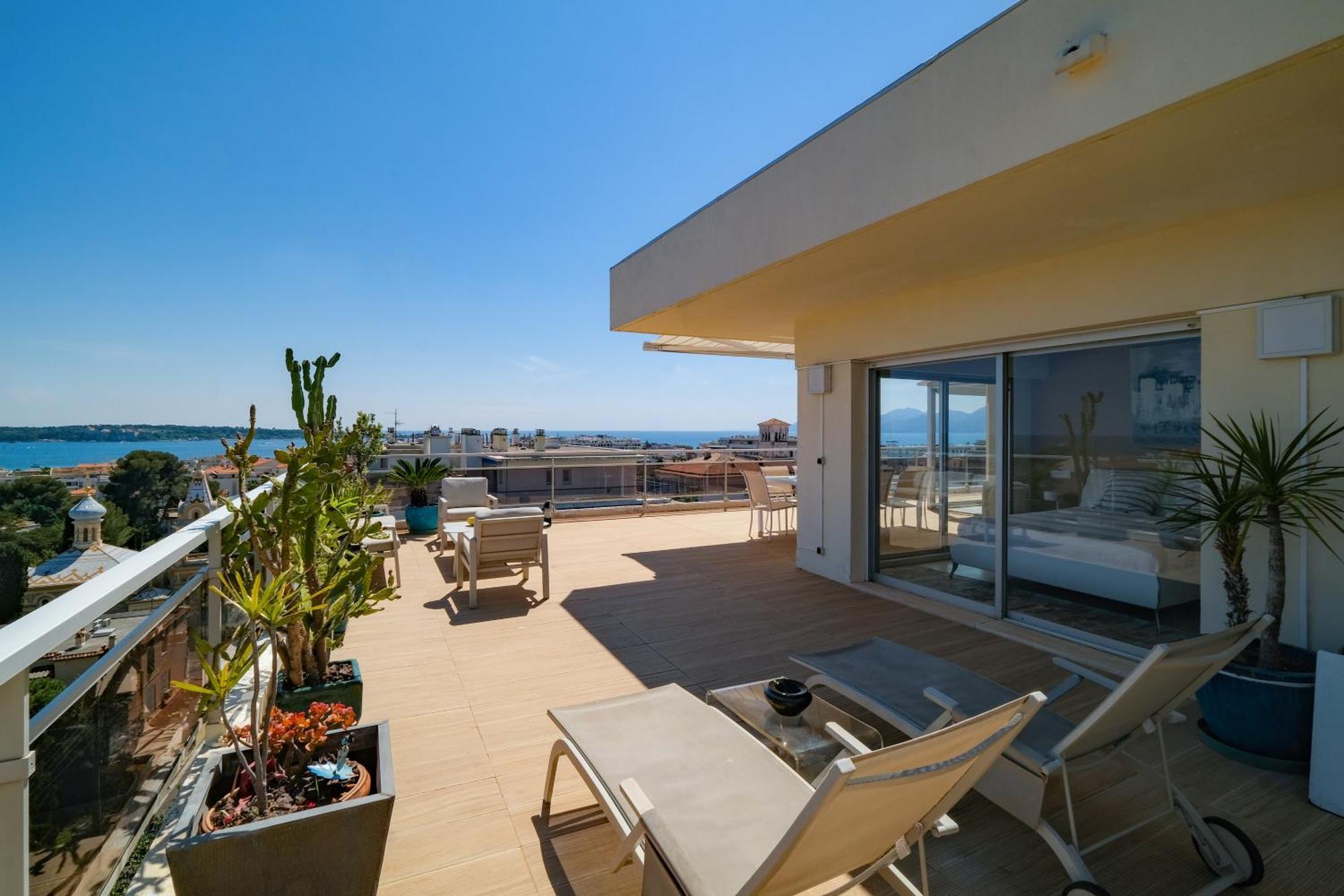 Villa Sur Le Toit - Vue Mer Exceptionnelle Cannes Exterior photo